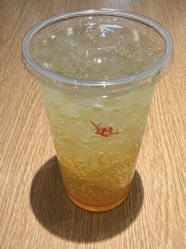 マックフィズ和かんきつヨーグルト味の実物写真