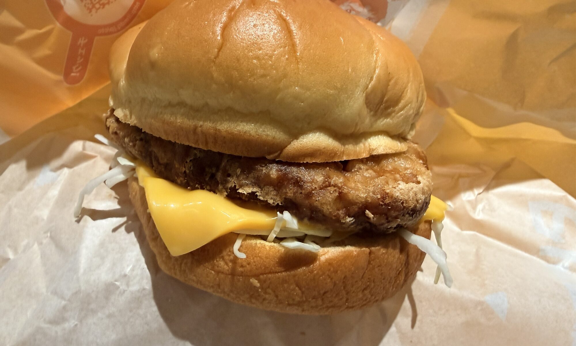 チーズチキンタツタの実物写真